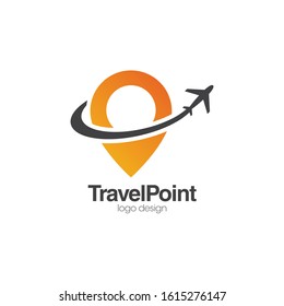 Creative Point Map Logo and Icon Vector Template