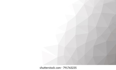 Creative Poligonal Triangle Dark Light Background with copyspace on it. Low Poly Design.