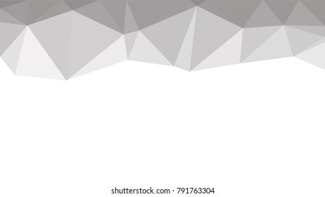 Creative Poligonal Triangle Dark Light Background with copyspace on it. Low Poly Design.