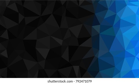 Creative Poligonal Triangle Dark Light Background with copyspace on it. Low Poly Design.