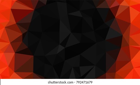 Creative Poligonal Triangle Dark Light Background with copyspace on it. Low Poly Design