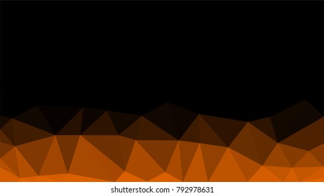 Creative Poligonal Triangle Dark Light Background with copyspace on it. Low Poly Design
