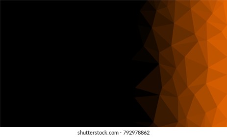 Creative Poligonal Triangle Dark Light Background with copyspace on it. Low Poly Design