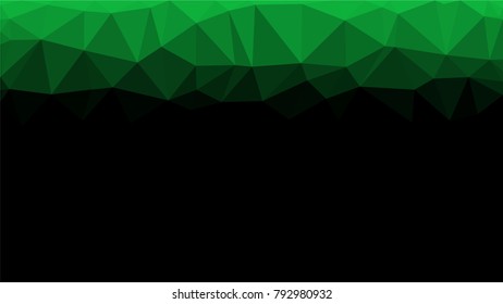 Creative Poligonal Triangle Dark Light Background with copyspace on it. Low Poly Design