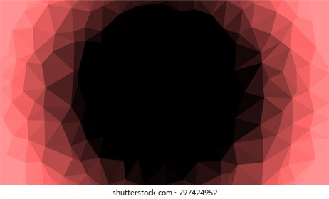 Creative Poligonal Triangle Dark Light Background with copyspace on it. Low Poly Design