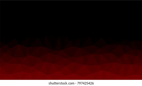 Creative Poligonal Triangle Dark Light Background with copyspace on it. Low Poly Design