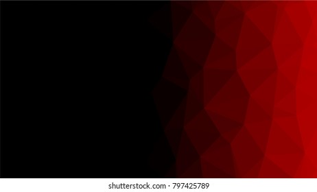Creative Poligonal Triangle Dark Light Background with copyspace on it. Low Poly Design
