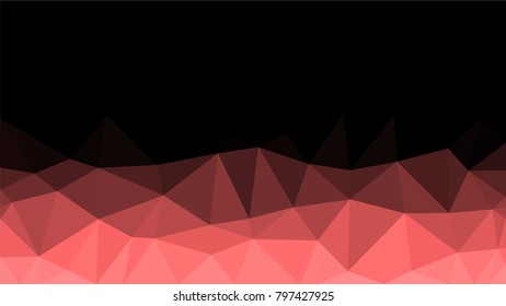 Creative Poligonal Triangle Dark Light Background with copyspace on it. Low Poly Design