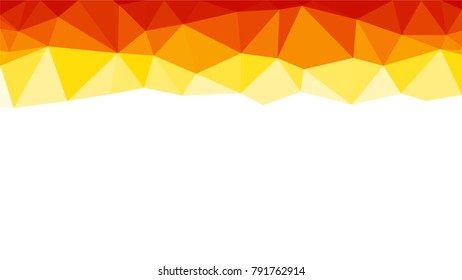 Creative Poligonal Triangle Fire Background with copyspace on it. Low Poly Design with red,orange, yellow colors