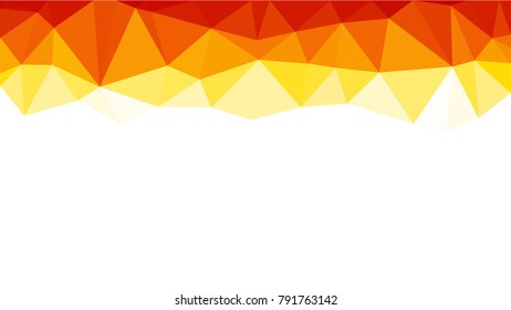 Creative Poligonal Triangle Fire Background with copyspace on it. Low Poly Design with red,orange, yellow colors