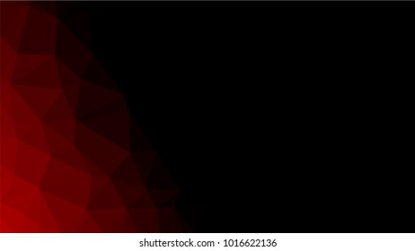 Creative Poligonal Triangle White Red Background with copyspace on it. Low Poly Design. Light Copy Space  Color Pattern.
