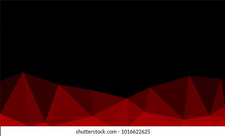Creative Poligonal Triangle White Red Background with copyspace on it. Low Poly Design. Light Copy Space  Color Pattern.