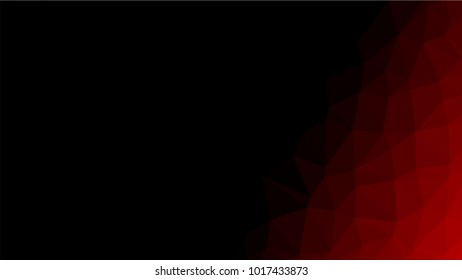 Creative Poligonal Triangle White Red Background with copyspace on it. Low Poly Design. Light Copy Space  Color Pattern.