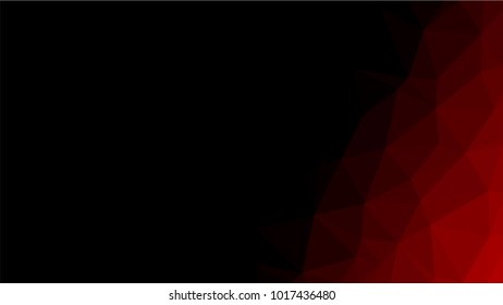 Creative Poligonal Triangle White Red Background with copyspace on it. Low Poly Design. Light Copy Space  Color Pattern.