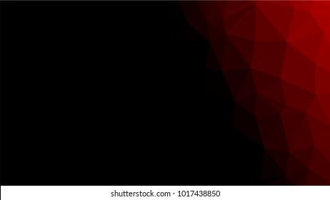 Creative Poligonal Triangle White Red Background with copyspace on it. Low Poly Design. Light Copy Space  Color Pattern.