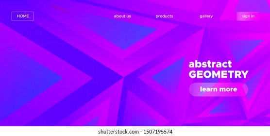 Creative Polygon Wallpaper. Trendy Triangular Pattern. Graphic Geometry. Music Technology 3d Business Design. Abstract Polygon Background. Triangles Poster. Vector Presentation. Geometric Texture.