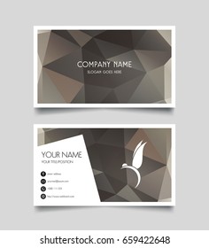 Creative Polygonal Business Card
