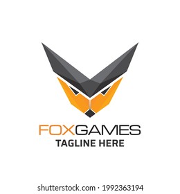 Creative Polygonal Fox Head logo design.