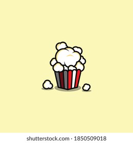 Creative popcorn design with variant color