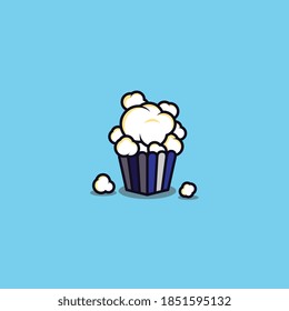 Creative popcorn design with variant color