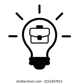 Icono de vector de semirglifo creativo de portafolio que se puede modificar fácilmente 

