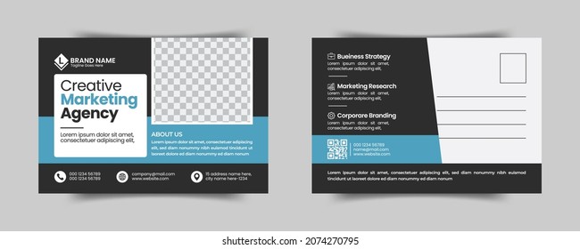 Creative Post Card Simple Template