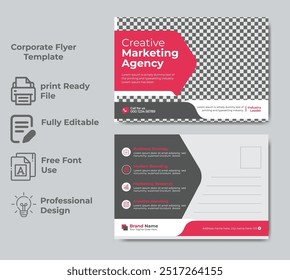 Creative Postcard Design Corporate Template