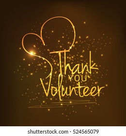 Creative poster or banner concept of international volunteer day.