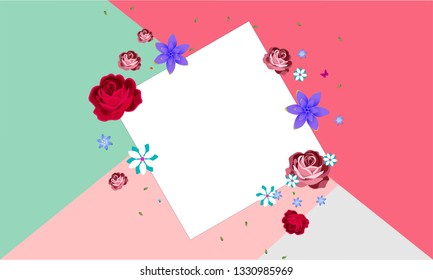 Creative Poster, Banner or Flyer design of Sale on Top Brands for Happy Valentine's Day celebration. Happy woman's day