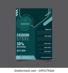 Creative poster, banner or flyer design with illustration for Women's Sales celebration.