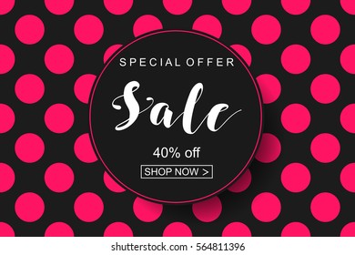 Creative Poster, Banner or Flyer design of Sale. Happy Valentine's Day celebration.