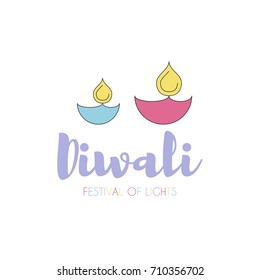 Creative poster, banner or flyer design of Diwali for Indian Festival of Lights, Happy Diwali.
