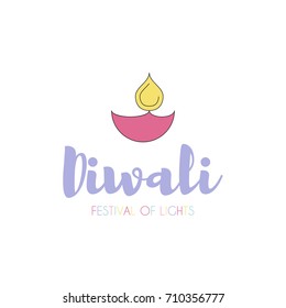 Creative poster, banner or flyer design of Diwali for Indian Festival of Lights, Happy Diwali.