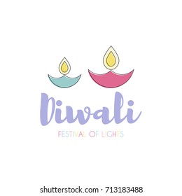 Creative poster, banner or flyer design of Diwali for Indian Festival of Lights, Happy Diwali.