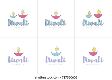 Creative poster, banner or flyer design of Diwali for Indian Festival of Lights, Happy Diwali.