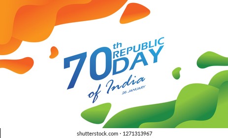 Creative Poster, Banner or Flyer for Republic Day of India 26 January celebration with modern design