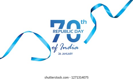 Creative Poster, Banner or Flyer for Republic Day of India 26 January celebration with modern design