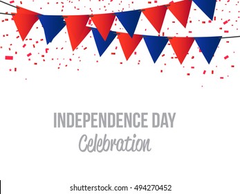 Creative poster or banner for independence day of Laos.