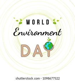 Creative Poster Or Banner Of World Environment Day