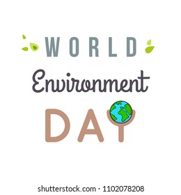 Creative Poster Or Banner Of World Environment Day