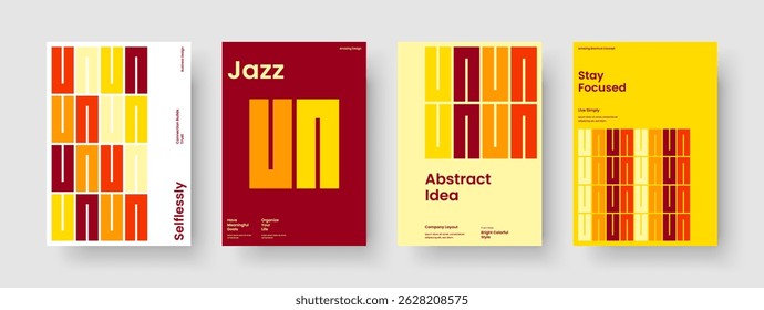 Kreatives Posterdesign. Abstraktes Flyer-Layout. Isolierte Buchdeckvorlage. Banner. Bericht. Broschüre. Geschäftspräsentation. Hintergrund. Werbung. Portfolio. Packungsbeilage. Zeitschrift. Markenidentität