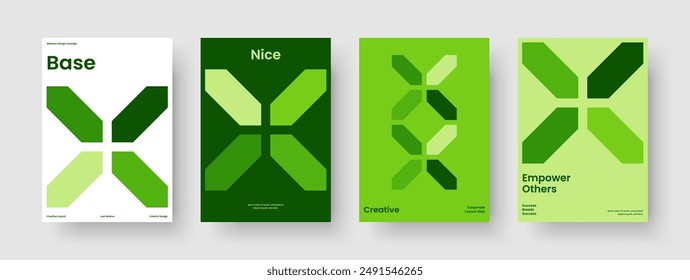 Diseño de póster creativo. Diseño de informe geométrico. Plantilla de volante aislada. Anuncio. Presentación empresarial. Folleto. Portada del libro. Antecedentes. Prospecto. Revista. Handbill. Catálogo. Portátil