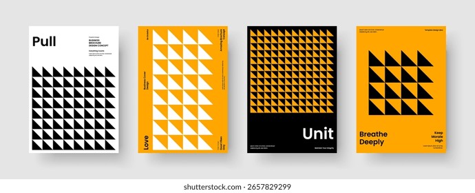 Design criativo do pôster. Layout de Panfleto Moderno. Modelo de banner abstrato. Apresentação de negócios. Histórico. Relatório. Capa de Livro. Brochura. Catálogo. Carteira. Notebook. Diário. Folheto informativo. Conhecimento Manual