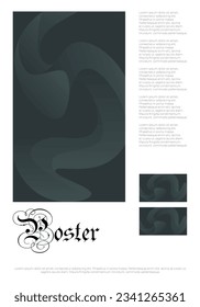 Creative Poster Design Modern Vector