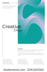 Creative Poster Design Modern Vector