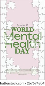 Creative poster designs for World Mental Health Day on October 10