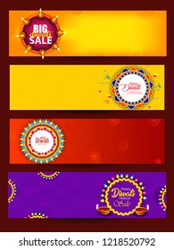 creative poster, greeting card design for festival of diwali celebration. happy diwali