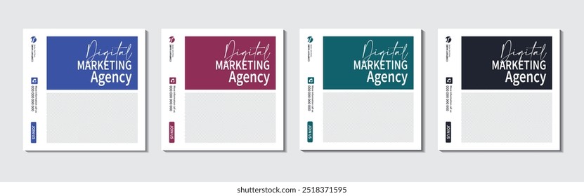 Creative poster instagram post marketing template agency business flyer ad design