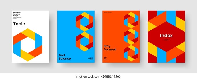 Diseño de póster creativo. Diseño de folleto aislado. Plantilla de Anuncio geométrico. Volante. Presentación empresarial. Informe. Antecedentes. Portada del libro. Identidad de marca. Boletín informativo. Catálogo. Cartera. Folleto