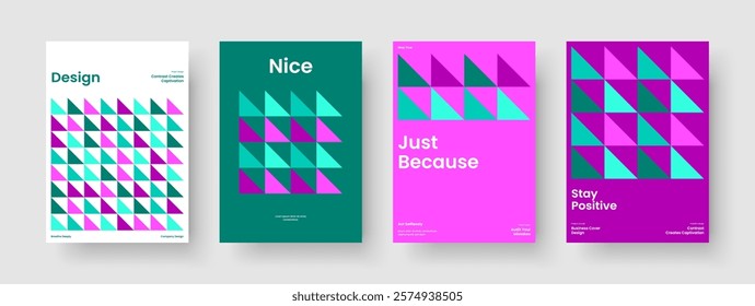 Creative Poster Layout. Modern Report Design. Geometric Book Cover Template. Business Presentation. Background. Banner. Brochure. Flyer. Pamphlet. Leaflet. Brand Identity. Magazine. Newsletter